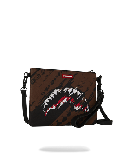 SPRAYGROUND® POUCHETTE SMEARED GRUNGE CROSSOVER CLUTCH