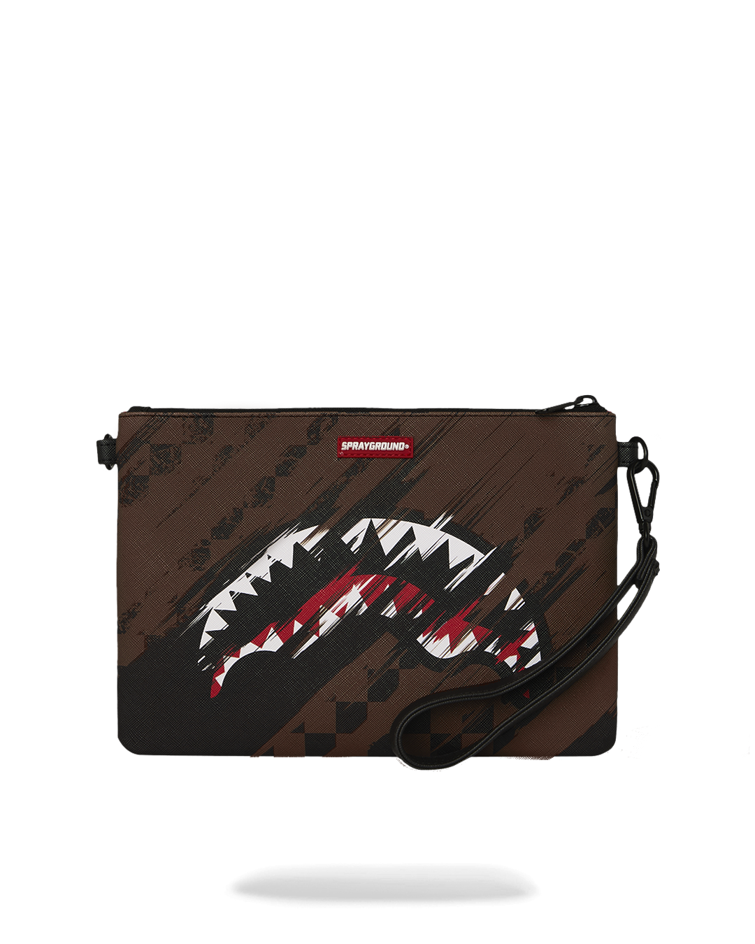 SPRAYGROUND® POUCHETTE SMEARED GRUNGE CROSSOVER CLUTCH