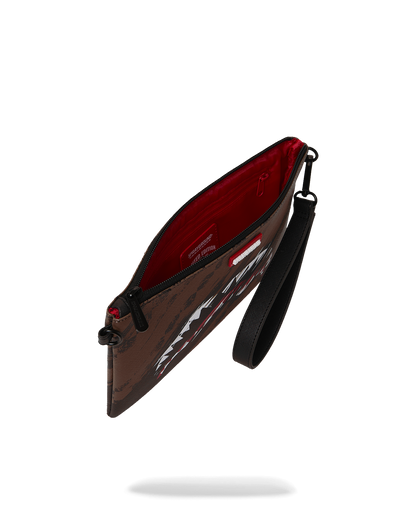 SPRAYGROUND® POUCHETTE SMEARED GRUNGE CROSSOVER CLUTCH