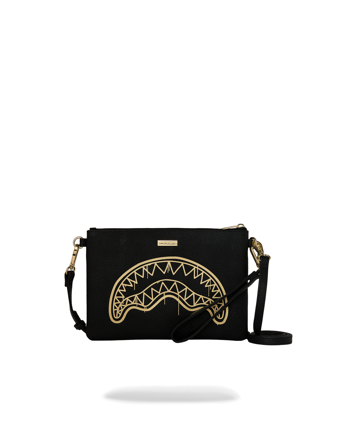 SPRAYGROUND® POUCHETTE THAT GOLD DRAP CROSSOVER CLUTCH