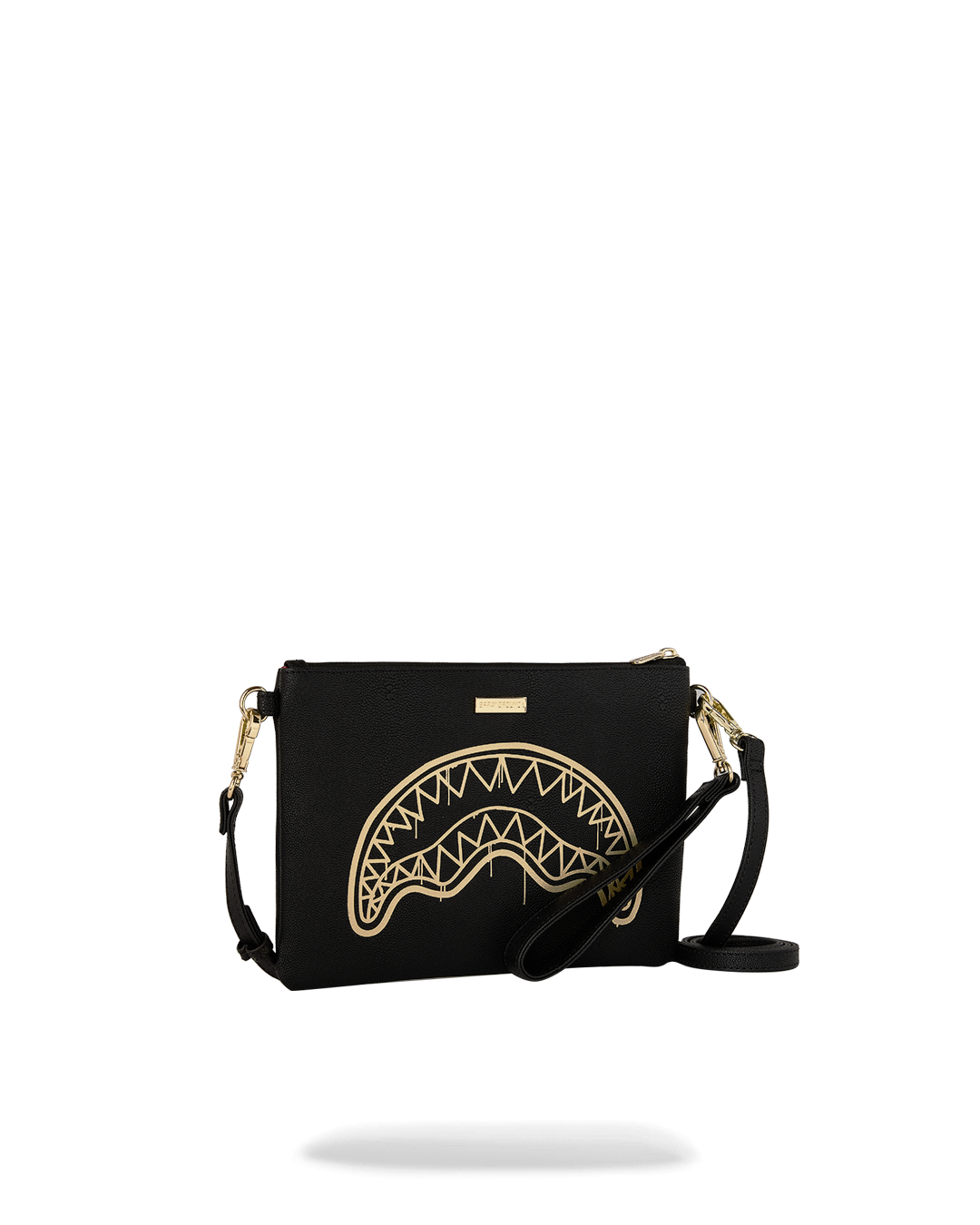 SPRAYGROUND® POUCHETTE THAT GOLD DRAP CROSSOVER CLUTCH