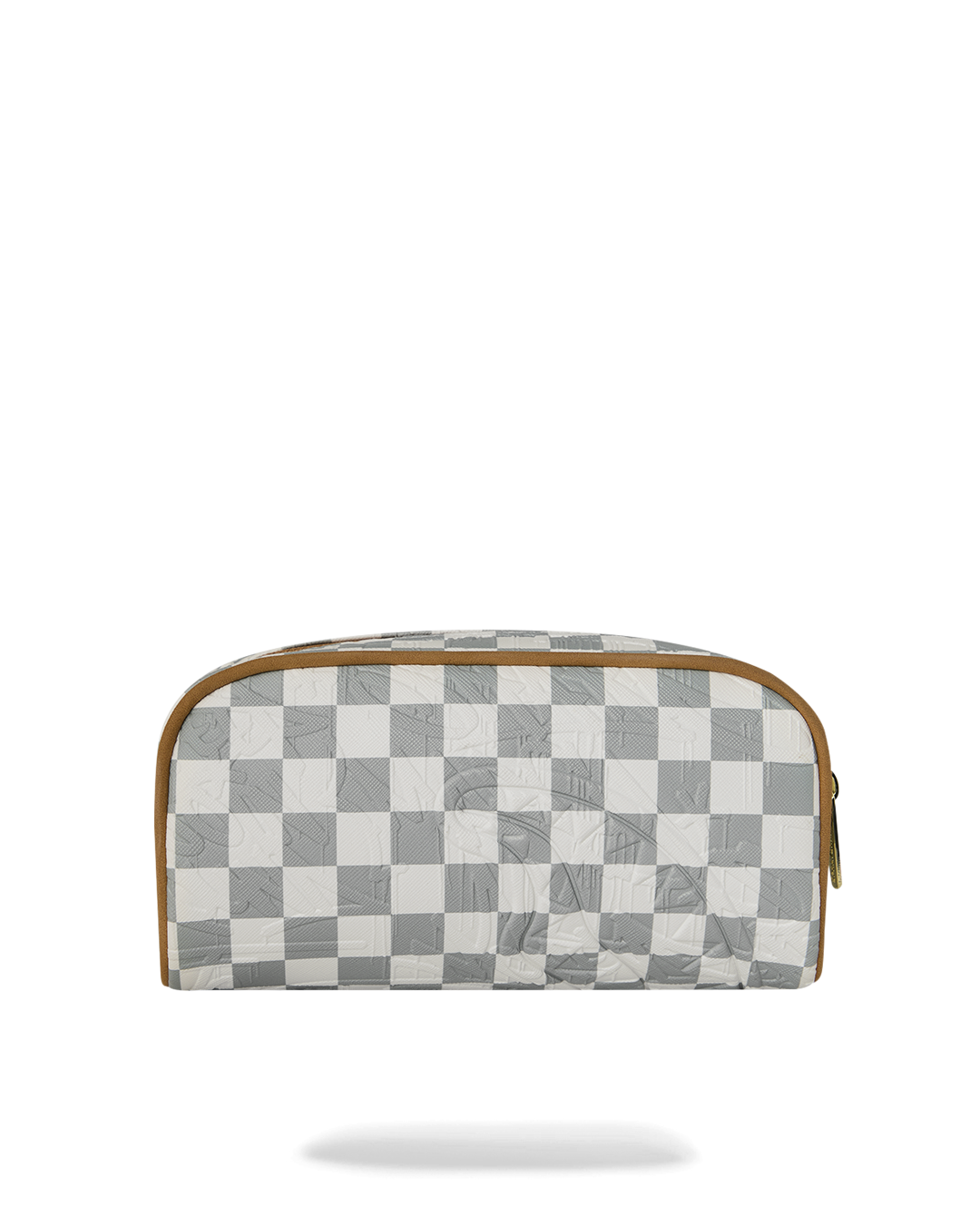 SPRAYGROUND® POUCH GRAFF EMBOSSED CREAM CHECK POUCH