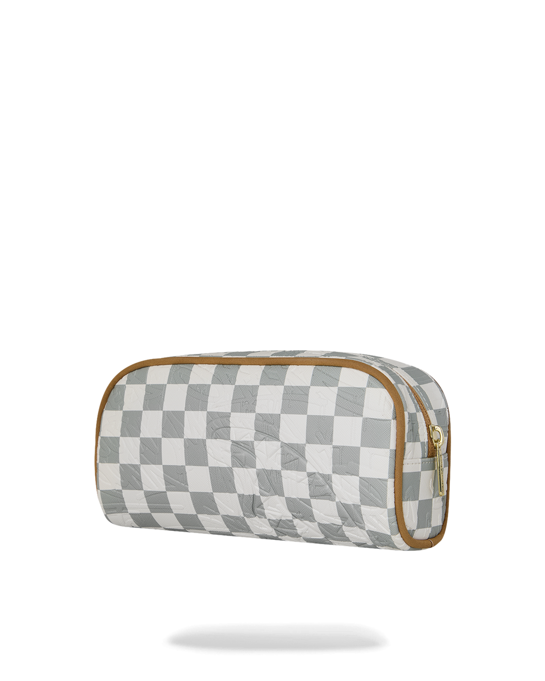 SPRAYGROUND® POUCH GRAFF EMBOSSED CREAM CHECK POUCH
