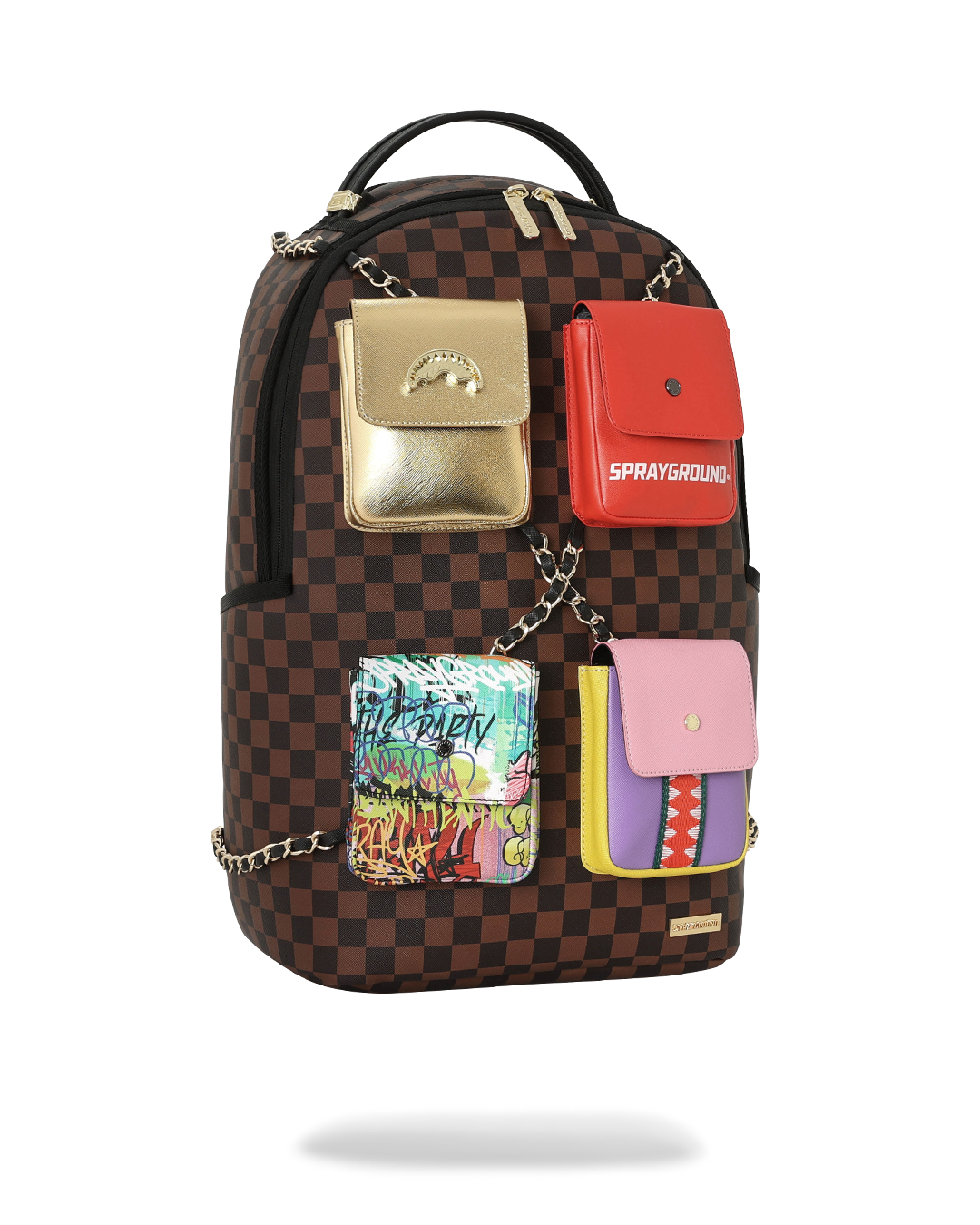 SPRAYGROUNDÂ® BACKPACK HANGING POCKETS MIX UP BACKPACK