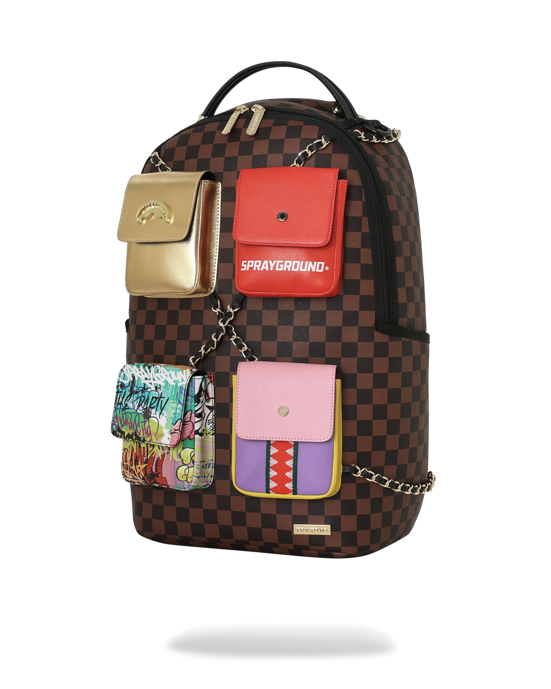 SPRAYGROUNDÂ® BACKPACK HANGING POCKETS MIX UP BACKPACK