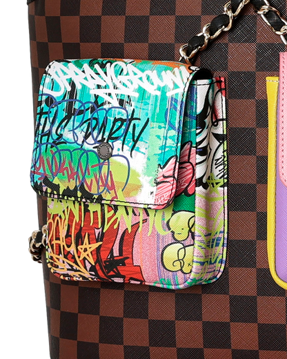 SPRAYGROUNDÂ® BACKPACK HANGING POCKETS MIX UP BACKPACK