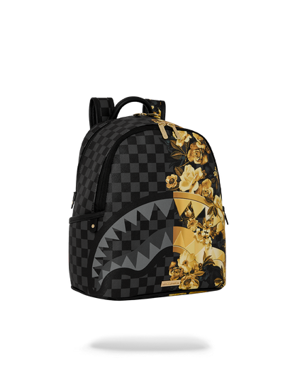 SPRAYGROUND® BACKPACK GOLD FLORAL REMIX SAVAGE BACKPACK