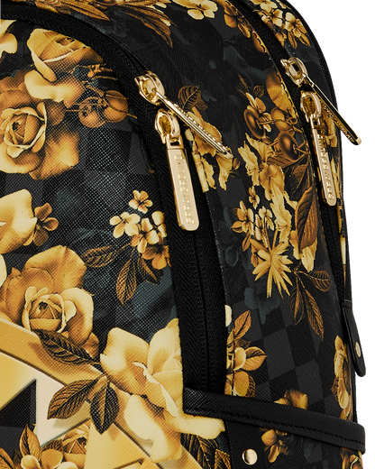 SPRAYGROUND® BACKPACK GOLD FLORAL REMIX SAVAGE BACKPACK