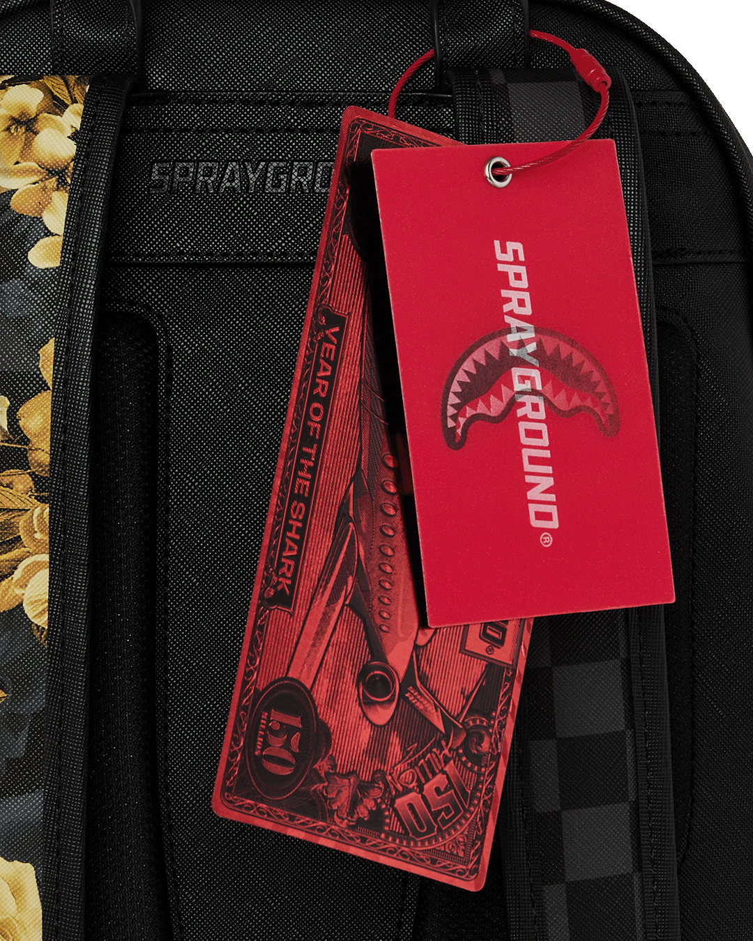 SPRAYGROUND® BACKPACK GOLD FLORAL REMIX SAVAGE BACKPACK