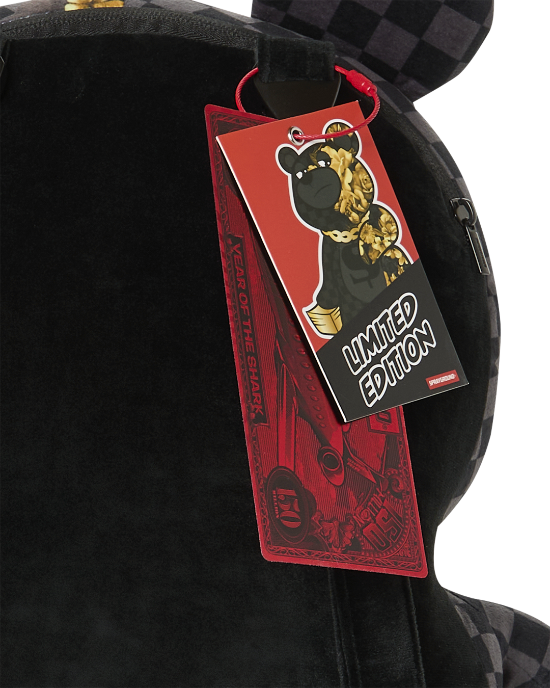 SPRAYGROUND® BACKPACK GOLD FLORAL REMIX MONEYBEAR BACKPACK