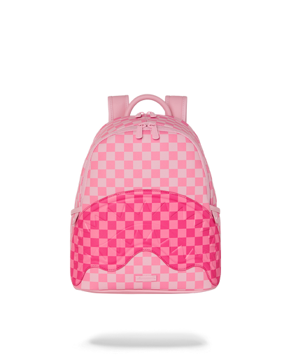 SPRAYGROUND® BACKPACK PINK SHARKS IN PARIS PATCH SAVAGE BACKPACK
