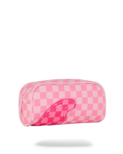 SPRAYGROUND® POUCH PINK SHARKS IN PARIS PATCH POUCH