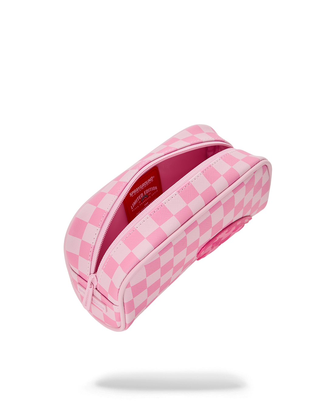 SPRAYGROUND® POUCH PINK SHARKS IN PARIS PATCH POUCH