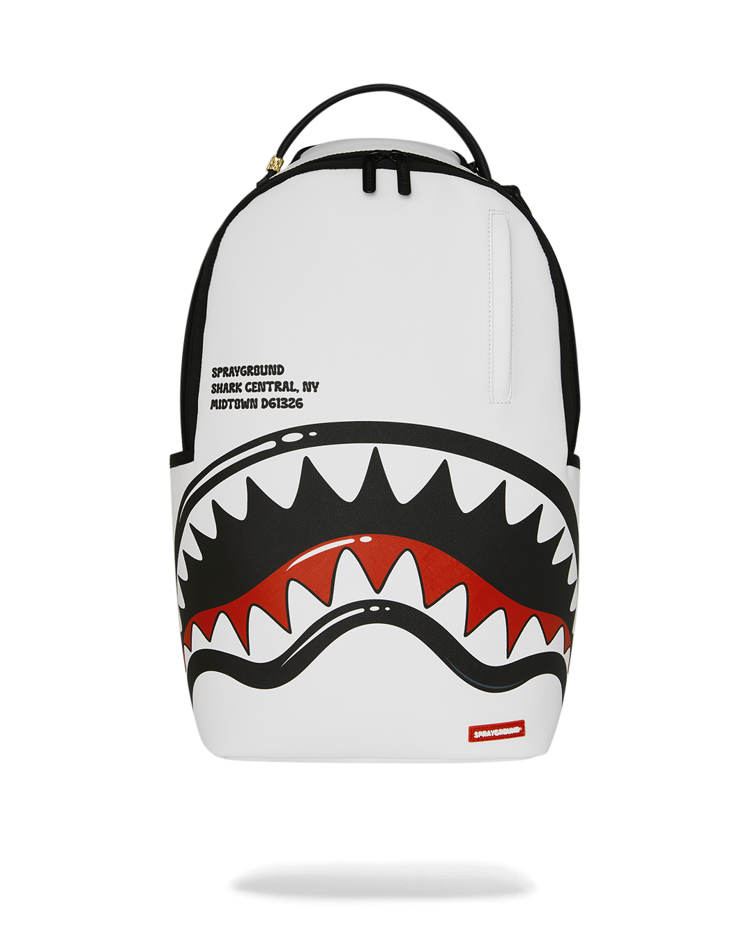 SPRAYGROUND® BACKPACK SHARK CENTRAL BUBBLY WHITE BACKPACK