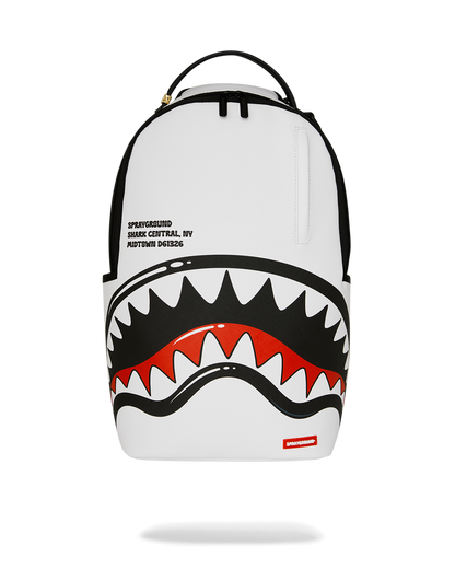 SPRAYGROUND® BACKPACK SHARK CENTRAL BUBBLY WHITE BACKPACK