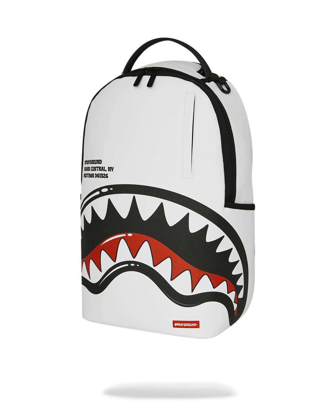 SPRAYGROUND® BACKPACK SHARK CENTRAL BUBBLY WHITE BACKPACK