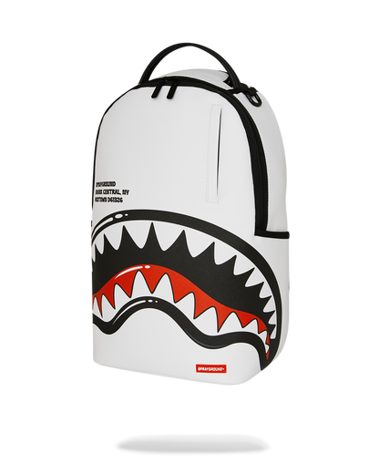 SPRAYGROUND® BACKPACK SHARK CENTRAL BUBBLY WHITE BACKPACK