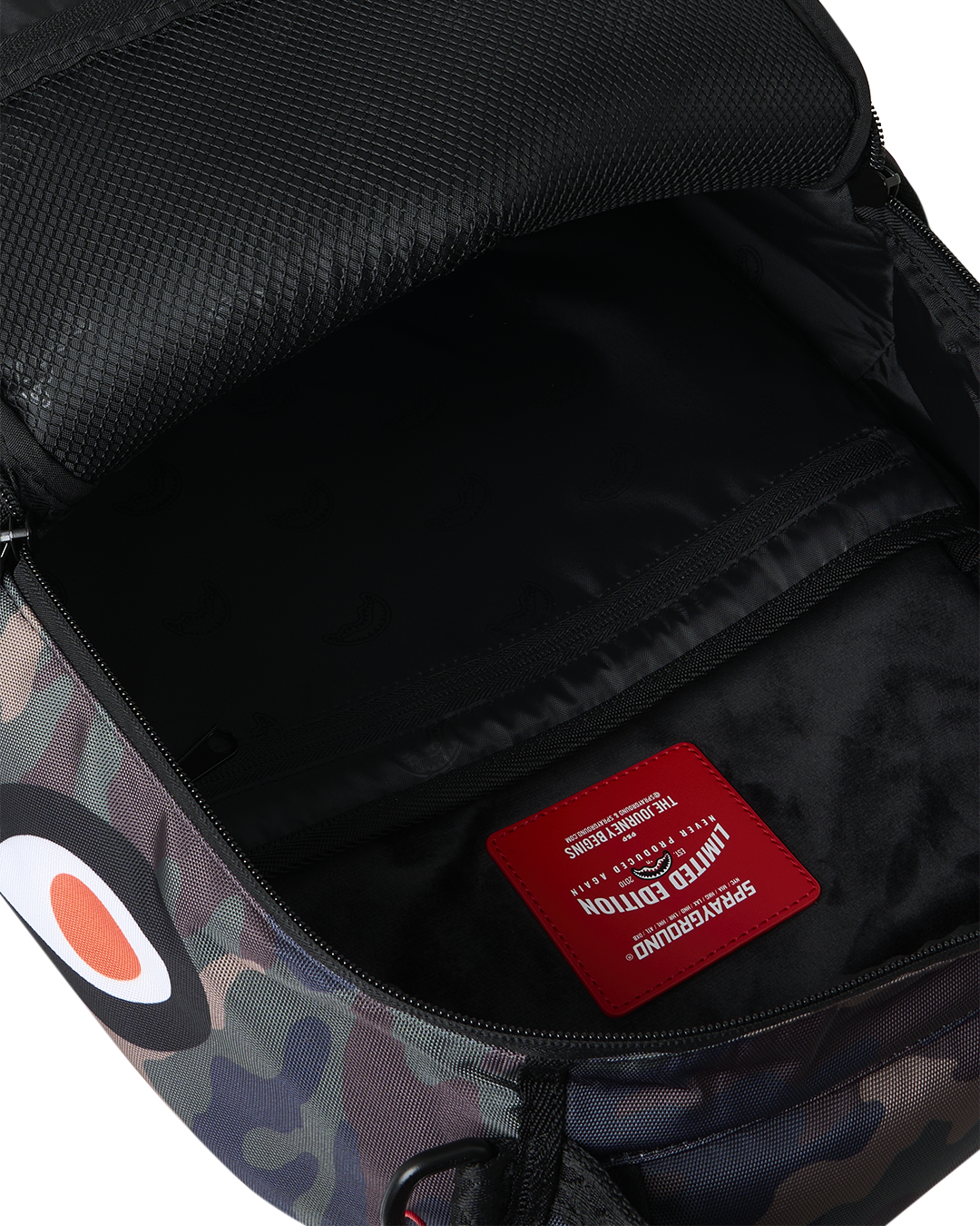 SPRAYGROUND® BACKPACK 90S NICK CAMO WITH GRAFFITI BACKPACK