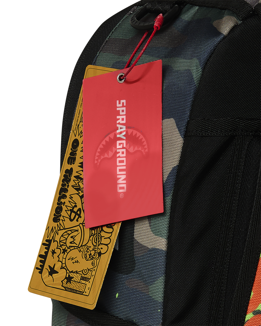 SPRAYGROUND® BACKPACK 90S NICK CAMO WITH GRAFFITI BACKPACK