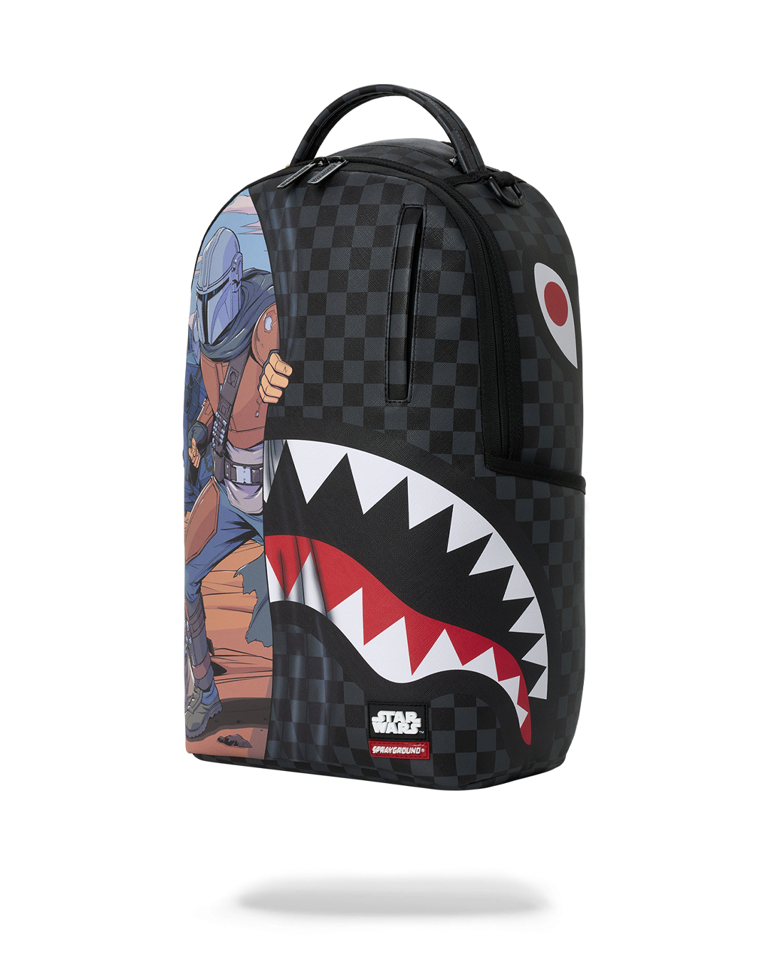 SPRAYGROUNDÂ® BACKPACK STAR WARS MANDO AND GROKU REVEAL BACKPACK