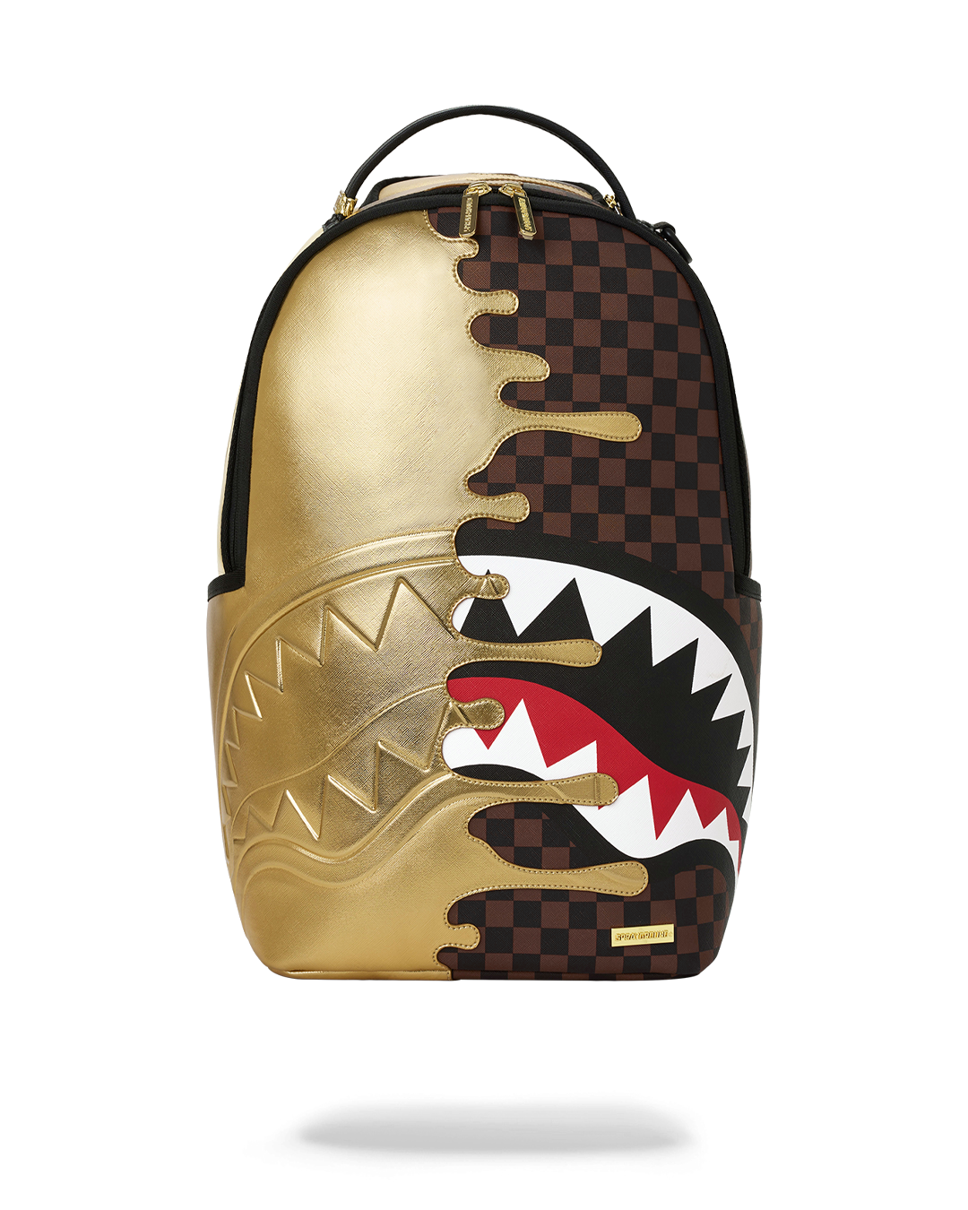 SPRAYGROUNDÂ® BACKPACK SHARKS IN PARIS GOLD DRIP BACKPACK