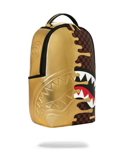 SPRAYGROUNDÂ® BACKPACK SHARKS IN PARIS GOLD DRIP BACKPACK