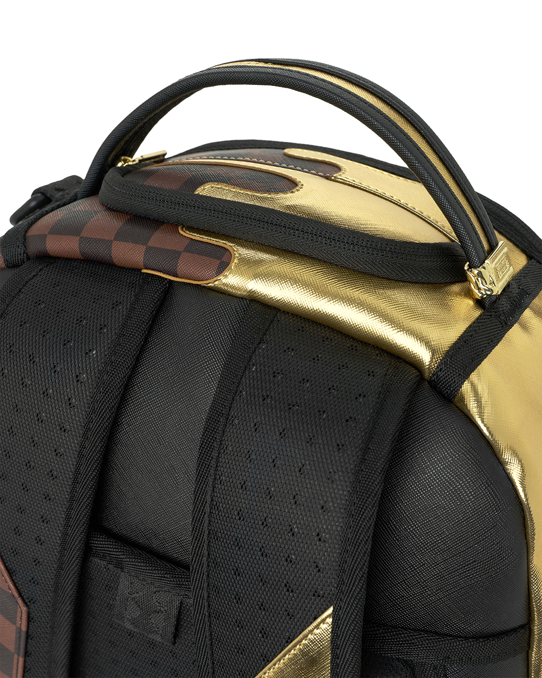 SPRAYGROUNDÂ® BACKPACK SHARKS IN PARIS GOLD DRIP BACKPACK