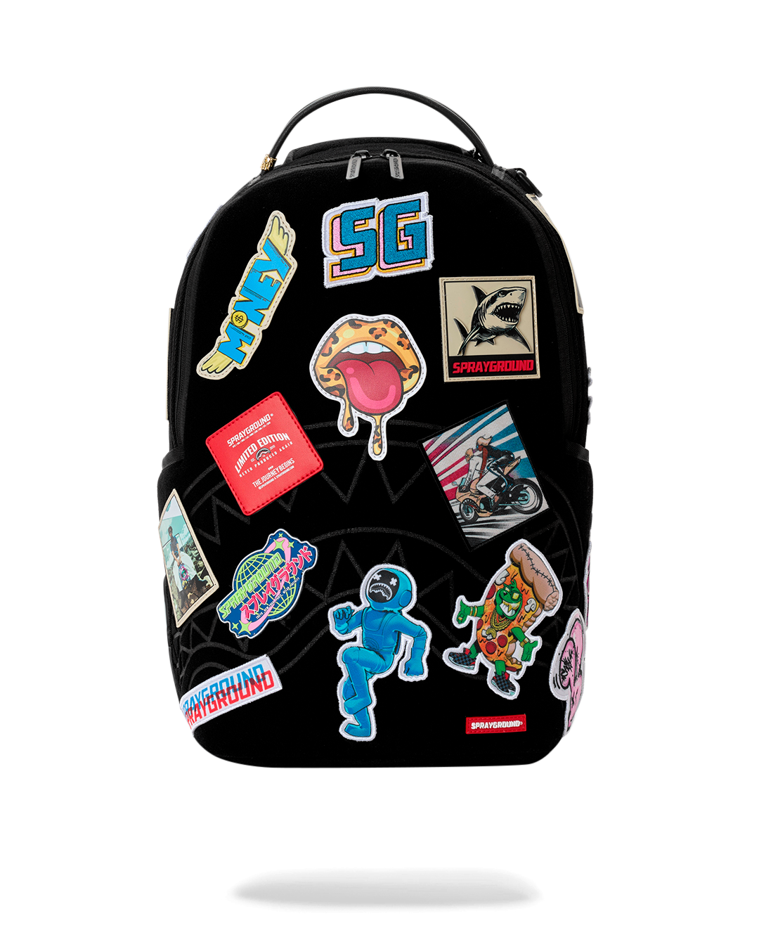 SPRAYGROUND® BACKPACK BUNCH OF VELCRO PATCHES TO MAKE YOUR BACKPACK