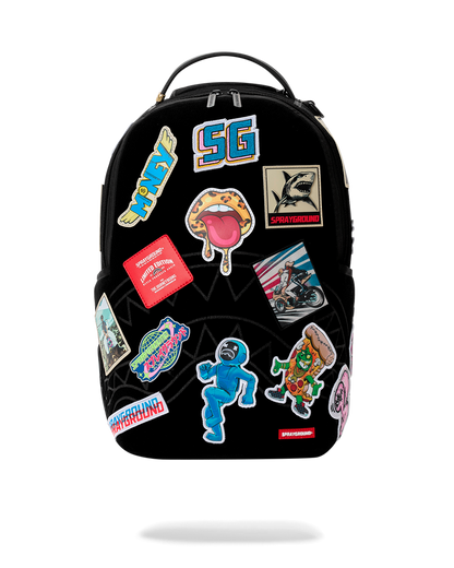 SPRAYGROUND® BACKPACK BUNCH OF VELCRO PATCHES TO MAKE YOUR BACKPACK