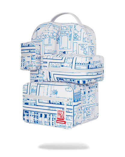 SPRAYGROUND® BACKPACK FRANK LLOYD WRIGHT BLUEPRINT 3D BACKPACK