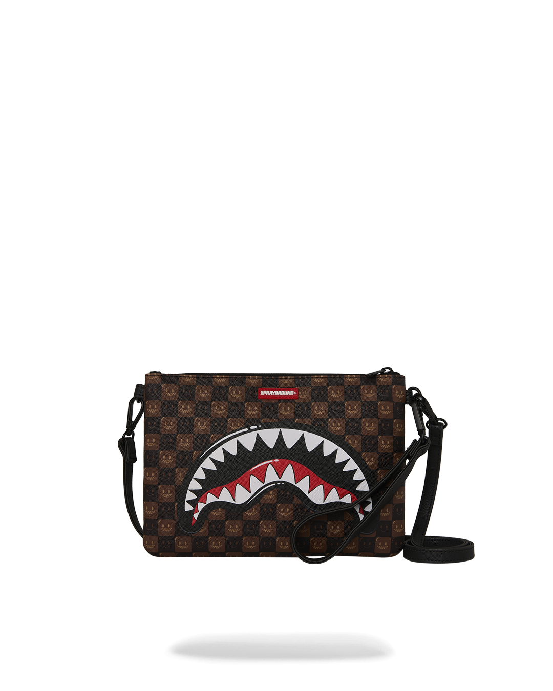 SPRAYGROUND® POUCHETTE SHARKS IN PARIS GRIN & GRIND CROSSOVER CLUTCH