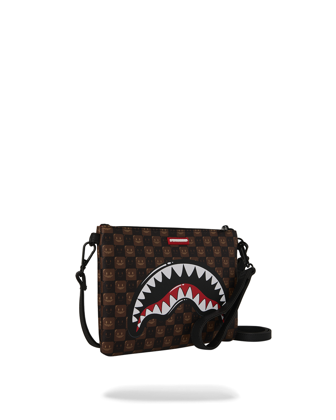 SPRAYGROUND® POUCHETTE SHARKS IN PARIS GRIN & GRIND CROSSOVER CLUTCH