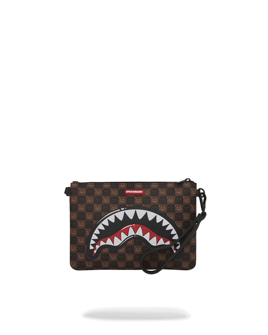SPRAYGROUND® POUCHETTE SHARKS IN PARIS GRIN & GRIND CROSSOVER CLUTCH
