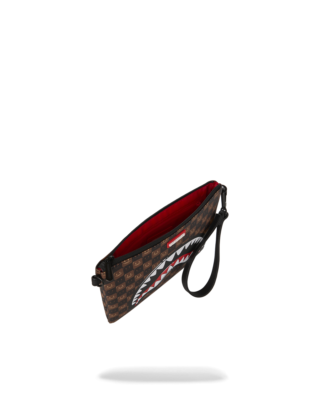 SPRAYGROUND® POUCHETTE SHARKS IN PARIS GRIN & GRIND CROSSOVER CLUTCH