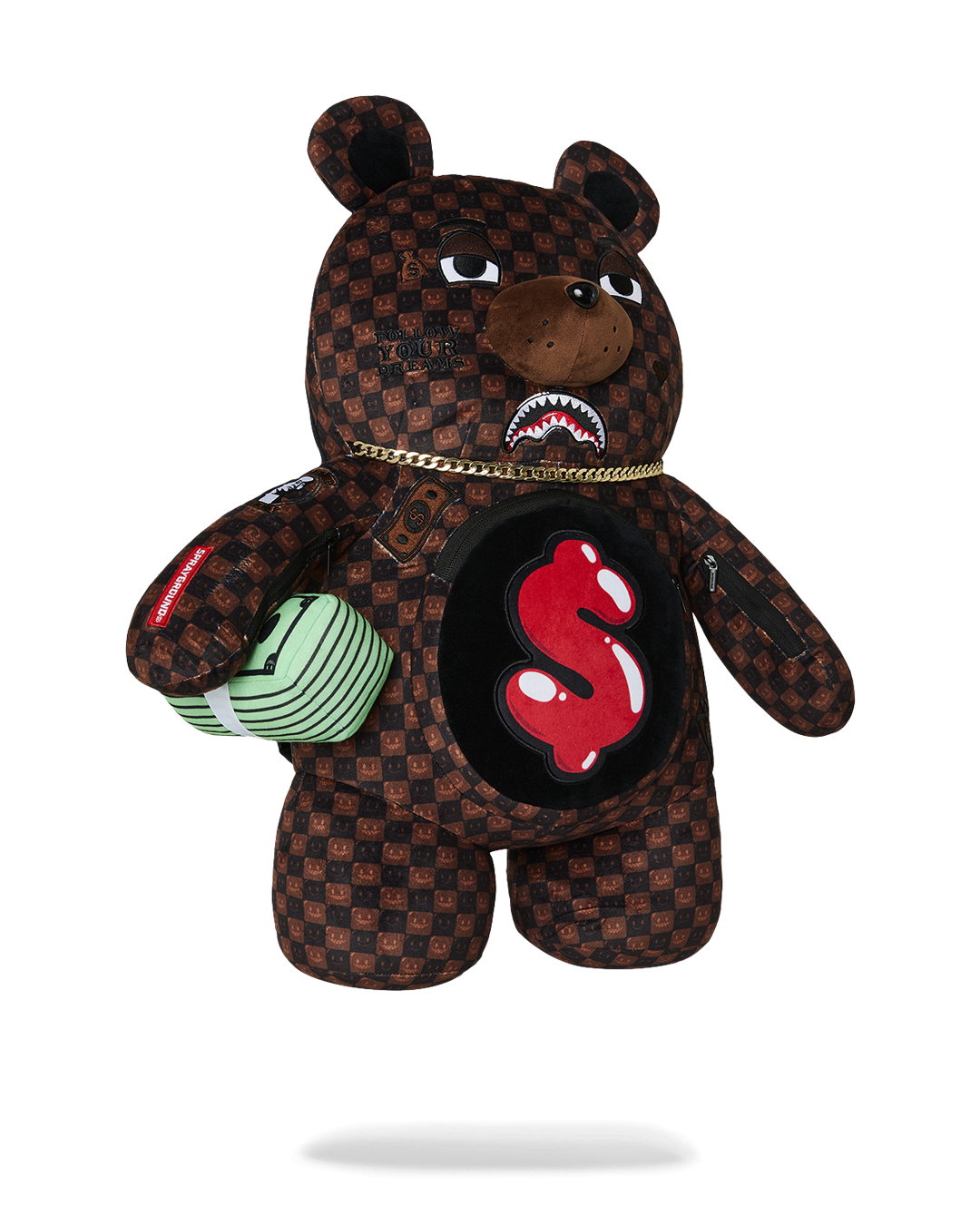 SPRAYGROUND® BACKPACK SHARKS IN PARIS GRIN & GRIND MONEYBEAR BACKPACK
