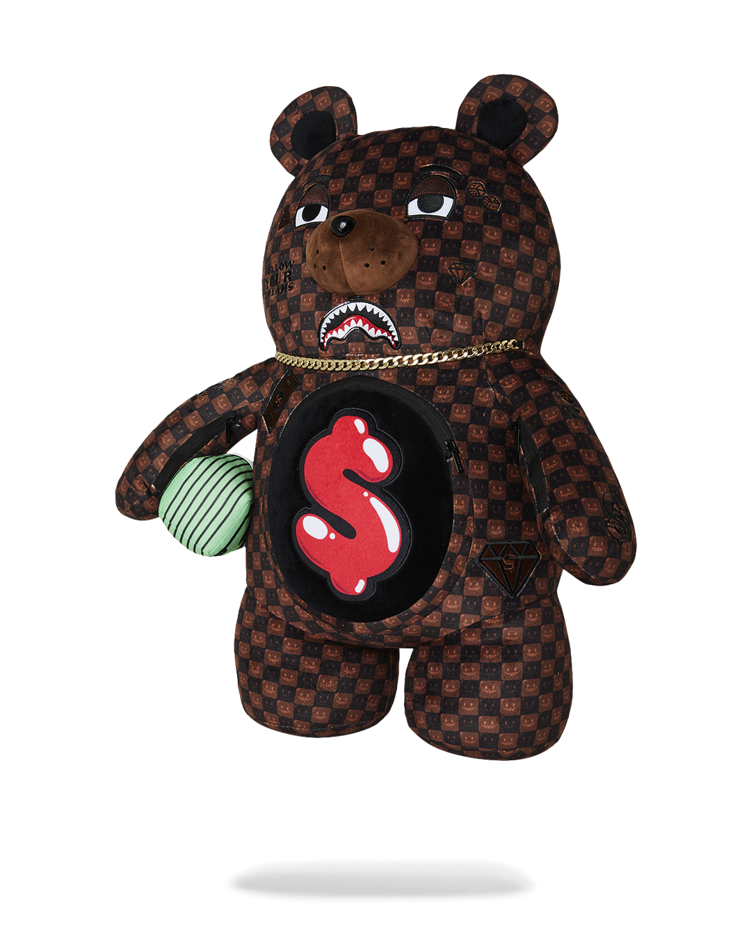 SPRAYGROUND® BACKPACK SHARKS IN PARIS GRIN & GRIND MONEYBEAR BACKPACK