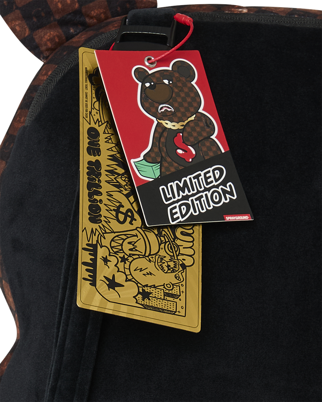 SPRAYGROUND® BACKPACK SHARKS IN PARIS GRIN & GRIND MONEYBEAR BACKPACK