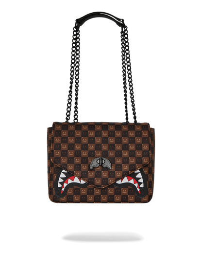 SPRAYGROUND® HANDBAG SHARKS IN PARIS GRIN & GRIND HANDBAG