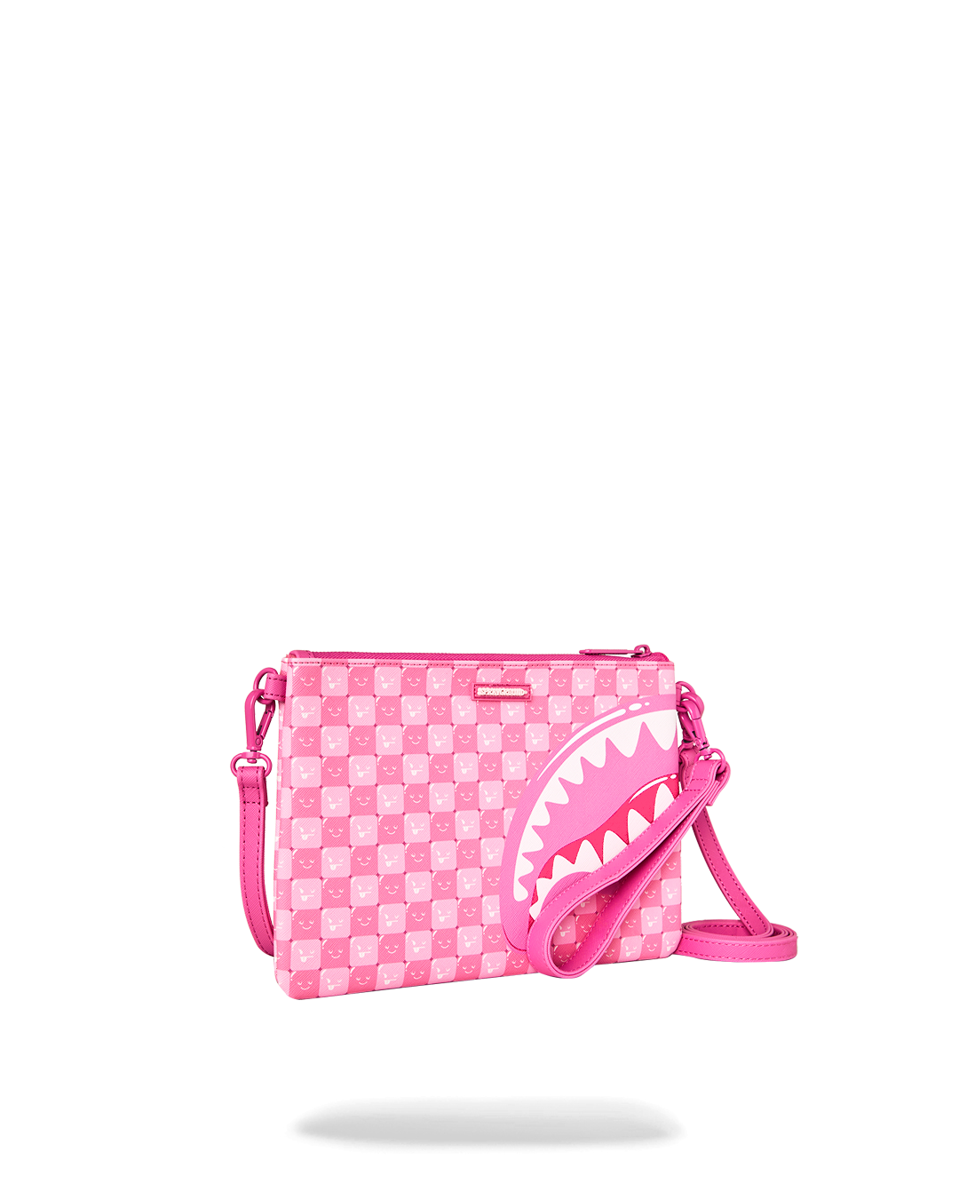 SPRAYGROUND® POUCHETTE SHINOBI SHARKS IN PARIS (PINK) CROSSOVER CLUTCH