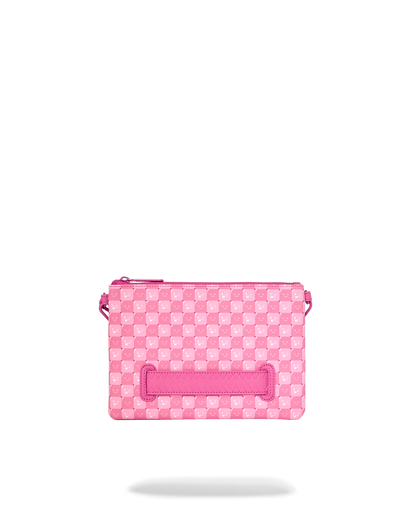 SPRAYGROUND® POUCHETTE SHINOBI SHARKS IN PARIS (PINK) CROSSOVER CLUTCH