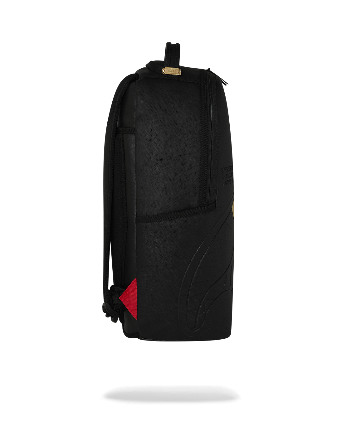 SPRAYGROUNDÂ® BACKPACK BLACKED OUT EMBOSSED GOLD TOOTH BACKPACK