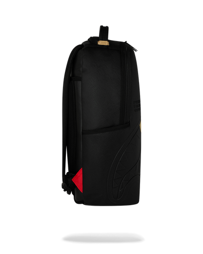 SPRAYGROUNDÂ® BACKPACK BLACKED OUT EMBOSSED GOLD TOOTH BACKPACK