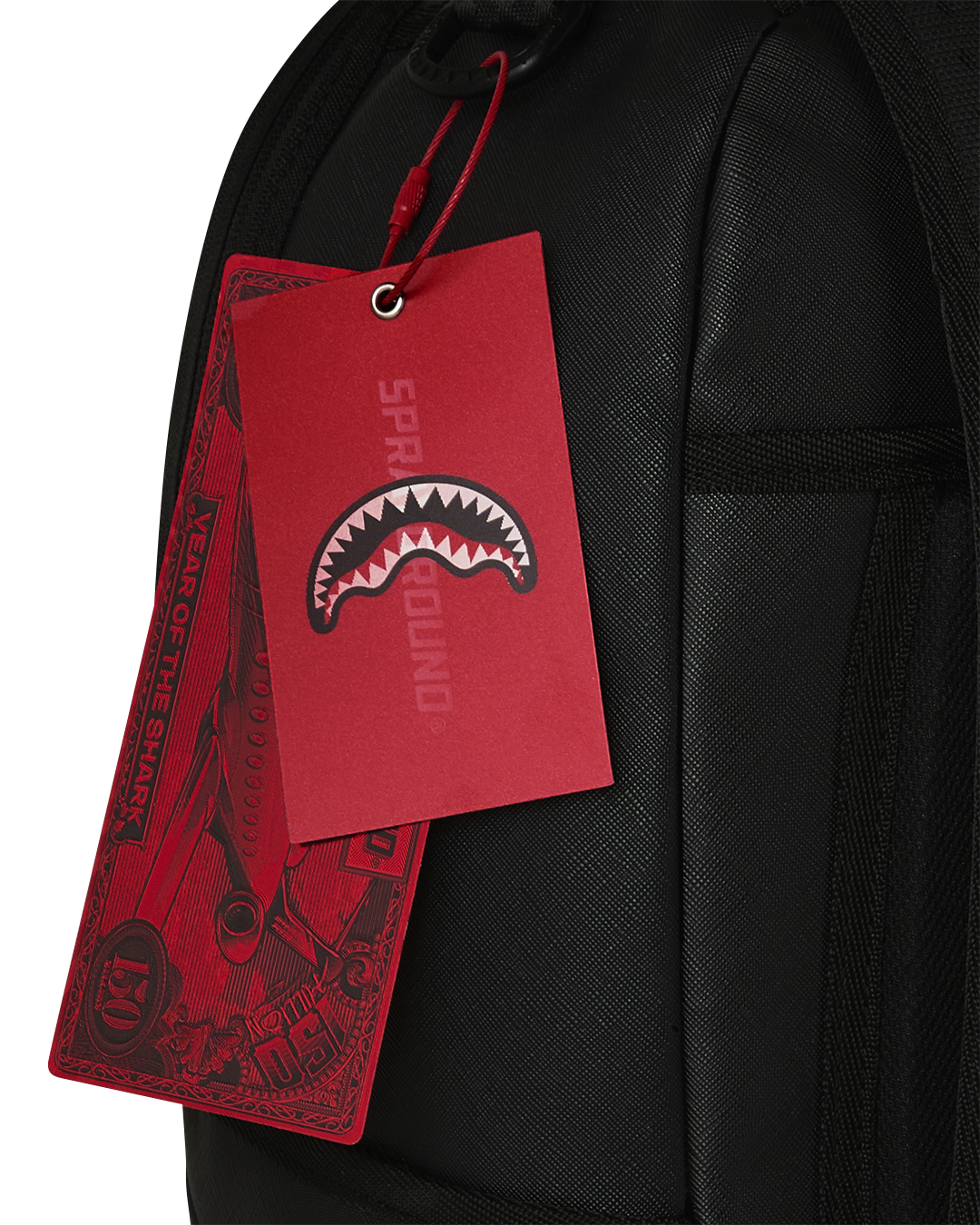 SPRAYGROUNDÂ® BACKPACK BLACKED OUT EMBOSSED GOLD TOOTH BACKPACK