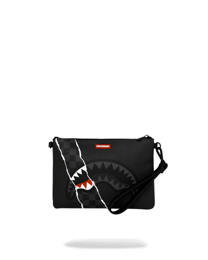 SPRAYGROUND® POUCHETTE SHARK SLASH CROSSOVER CLUTCH