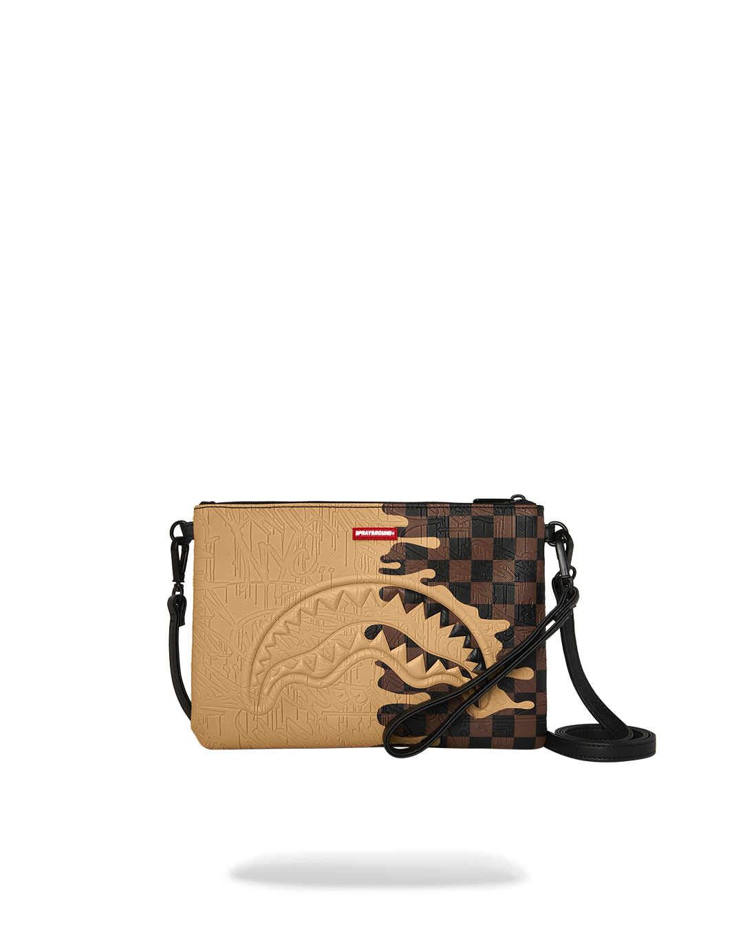 SPRAYGROUND® POUCHETTE DESIGNER DRIP EFFECT CROSSOVER CLUTCH