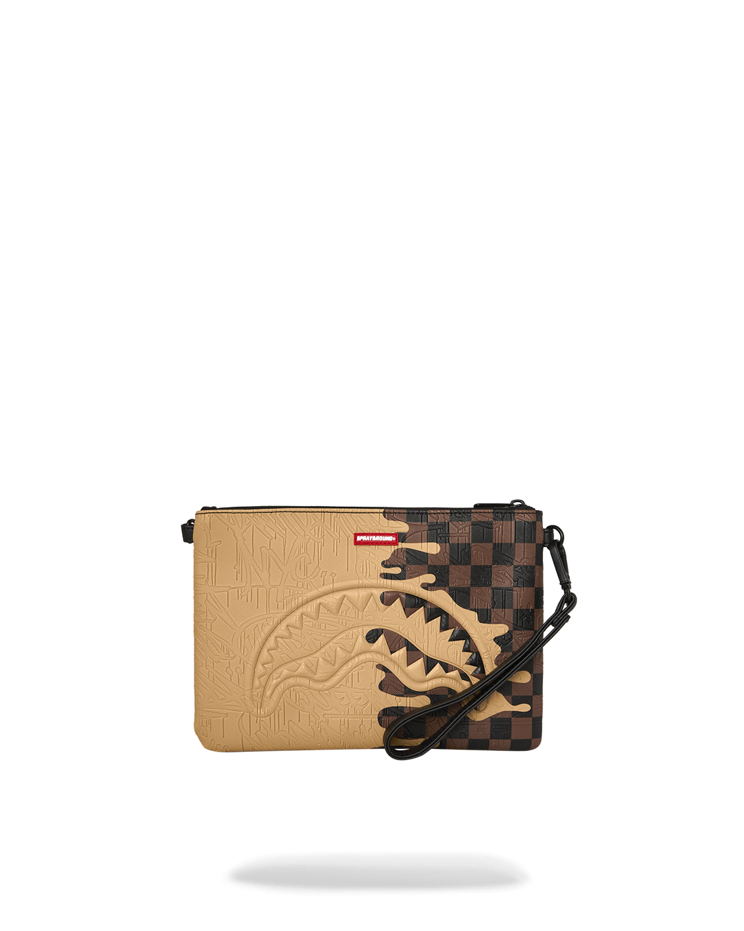 SPRAYGROUND® POUCHETTE DESIGNER DRIP EFFECT CROSSOVER CLUTCH