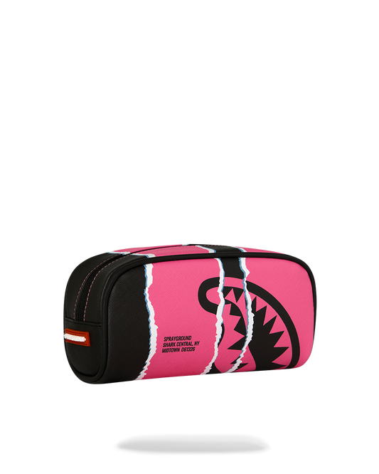 SPRAYGROUND® POUCH SHARK CENTRAL SPLIT VISION POUCH
