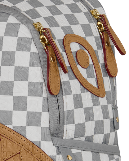 SPRAYGROUND® BACKPACK EMBOSSED CREAM CHECK SAVAGE BACKPACK