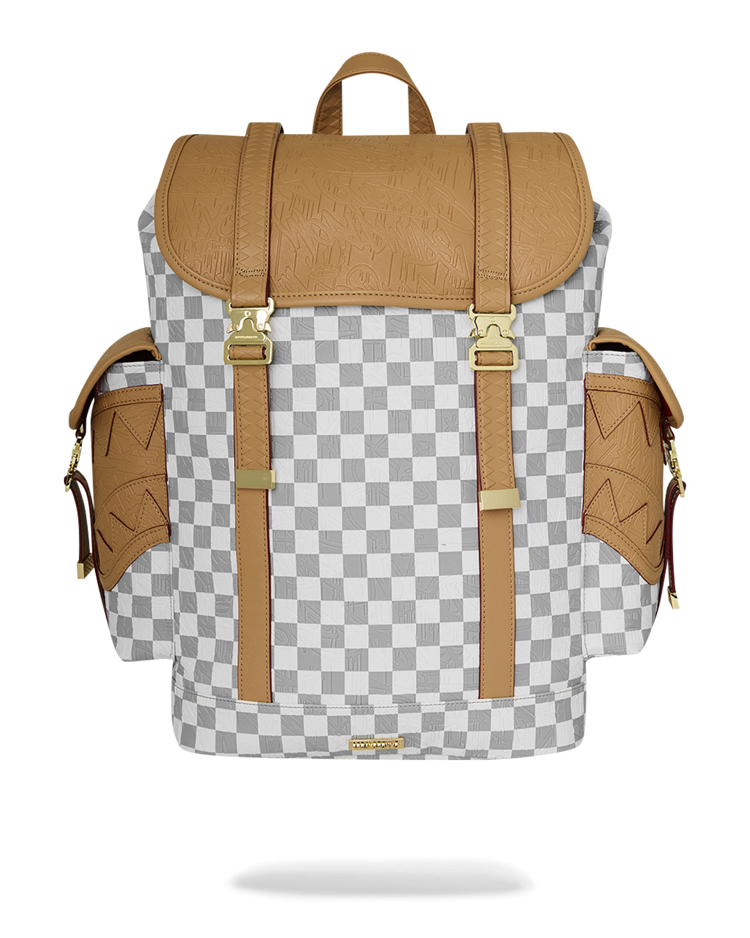 SPRAYGROUND® BACKPACK EMBOSSED CREAM CHECK MONTE CARLO