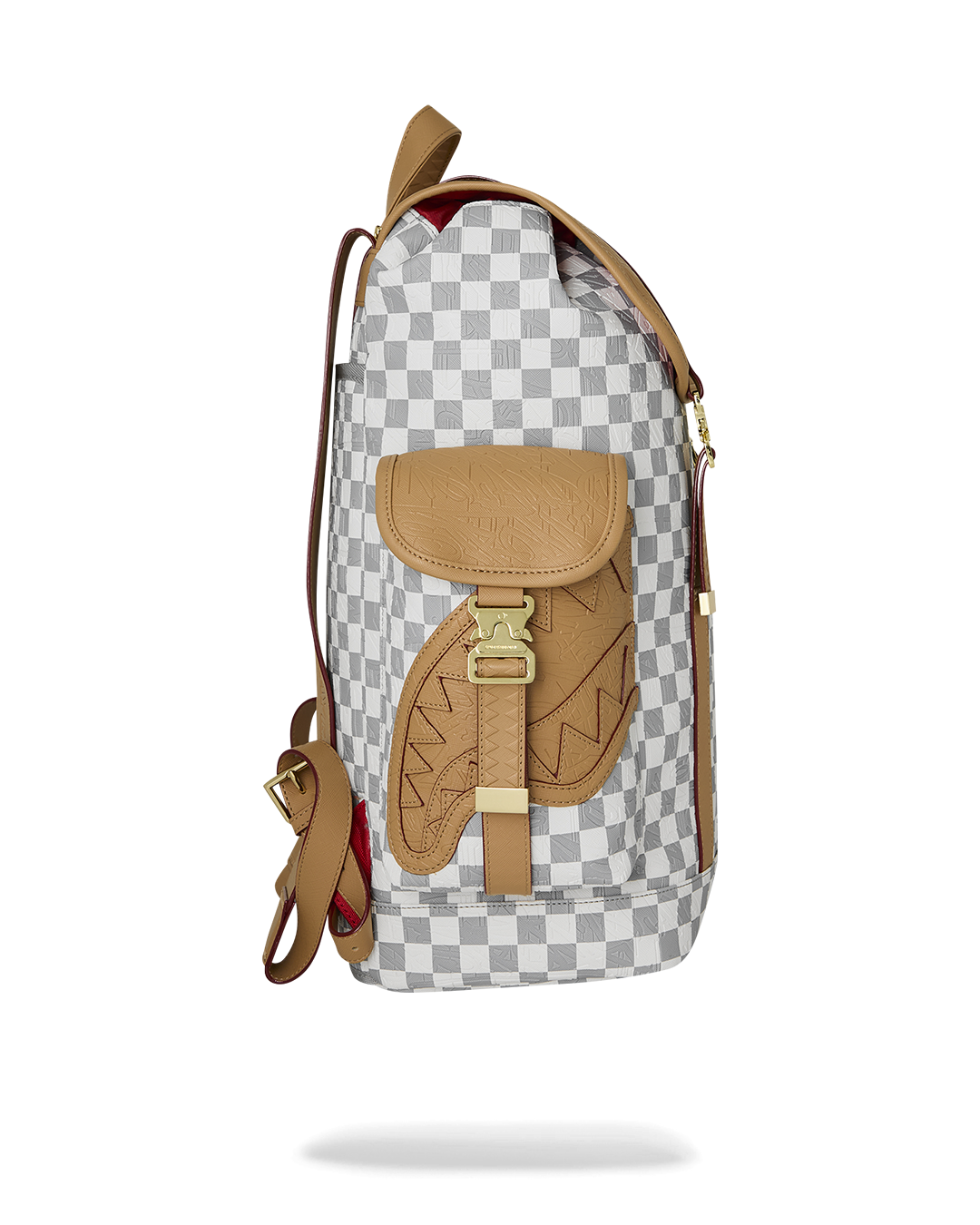 SPRAYGROUND® BACKPACK EMBOSSED CREAM CHECK MONTE CARLO